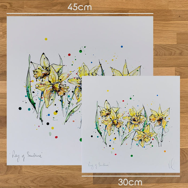 Ray of Sunshine - Daffodil Print with Size and Framing Options