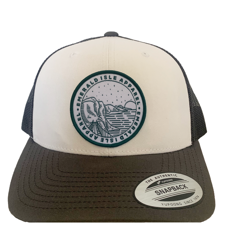 Grey Emerald Isle Apparel Retro Trucker Cap