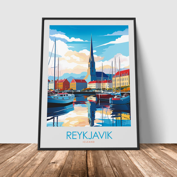 Reykjavik Minimalist Print