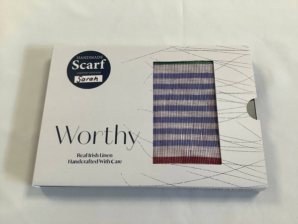 Sarah - Irish Linen Handcrafted Scarf