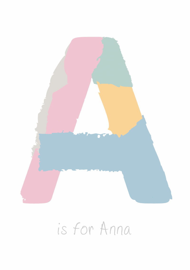 Pastel Initial