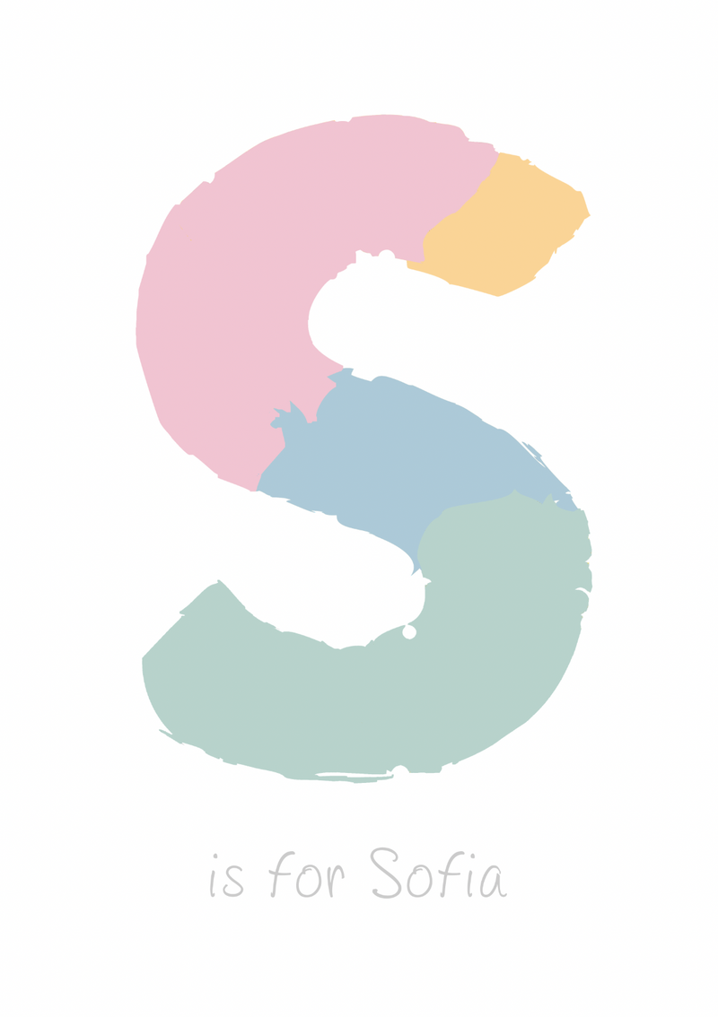 Pastel Initial