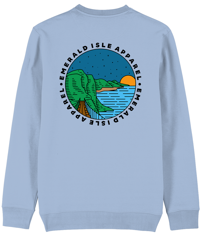 Sky Blue Emerald Isle Apparel Sweatshirt