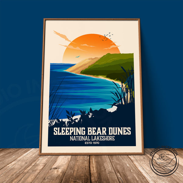 Sleeping Bear Dunes Traditional Style Print