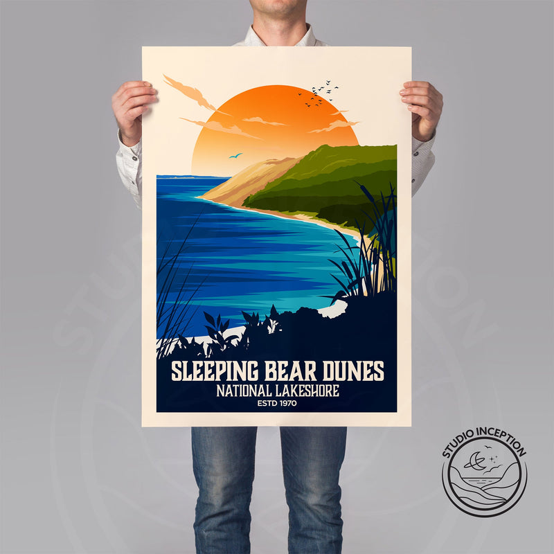 Sleeping Bear Dunes Traditional Style Print