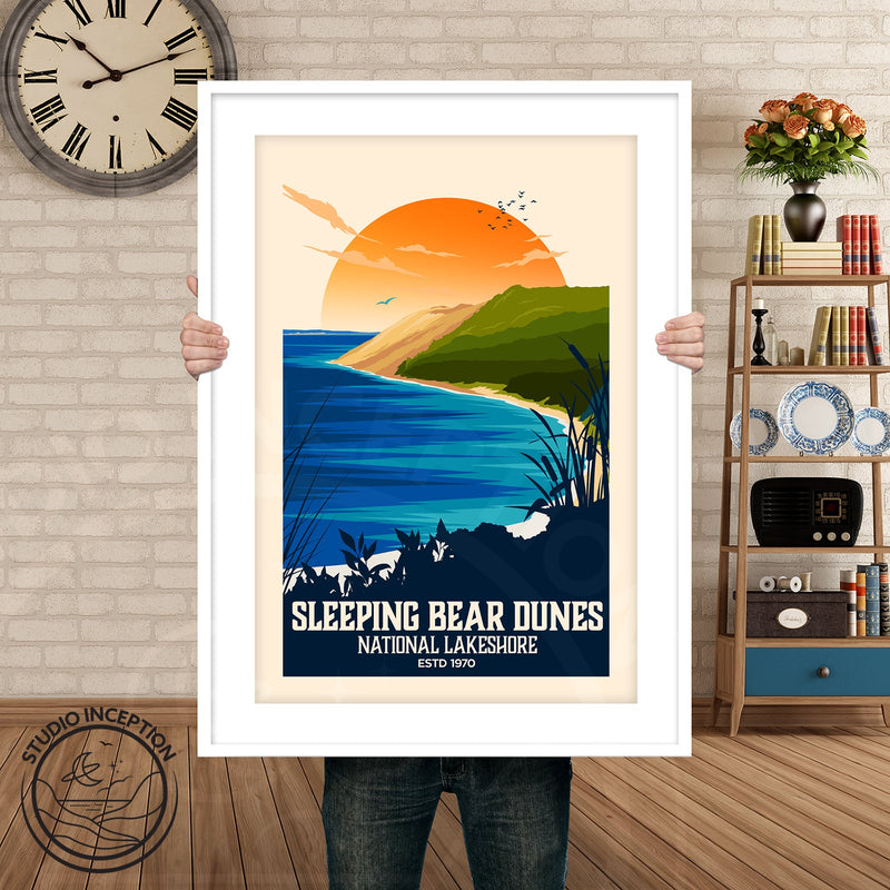 Sleeping Bear Dunes Traditional Style Print