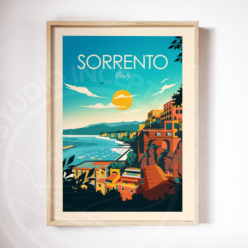 Sorrento Italy Traditional Style Print