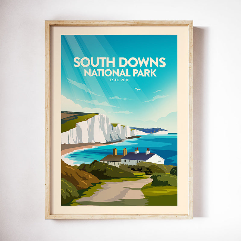 South Downs National Park Traditional Style Print