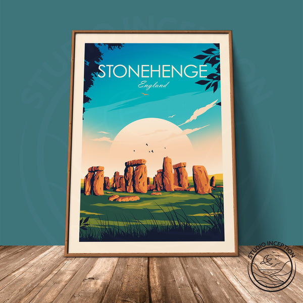 Stonehenge Traditional Style Print