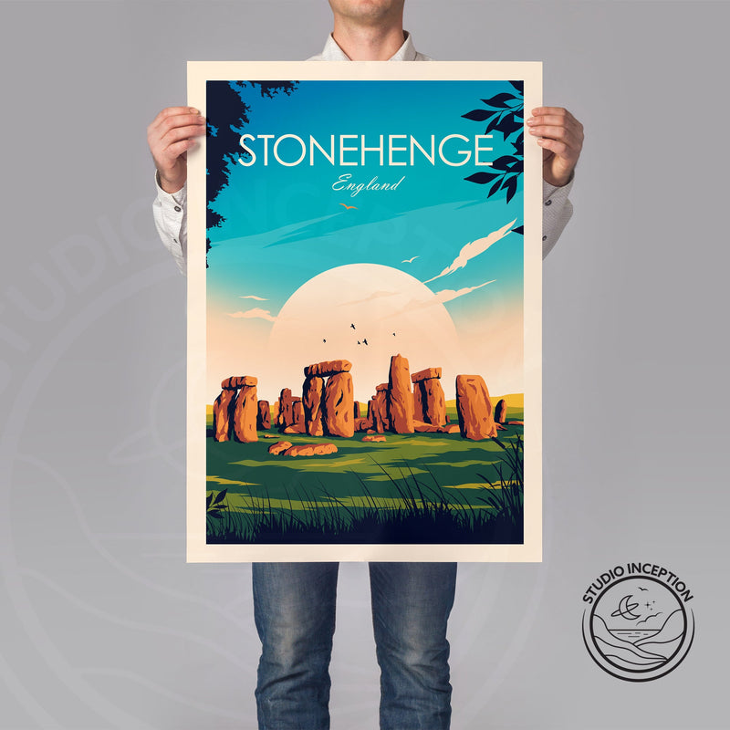 Stonehenge Traditional Style Print