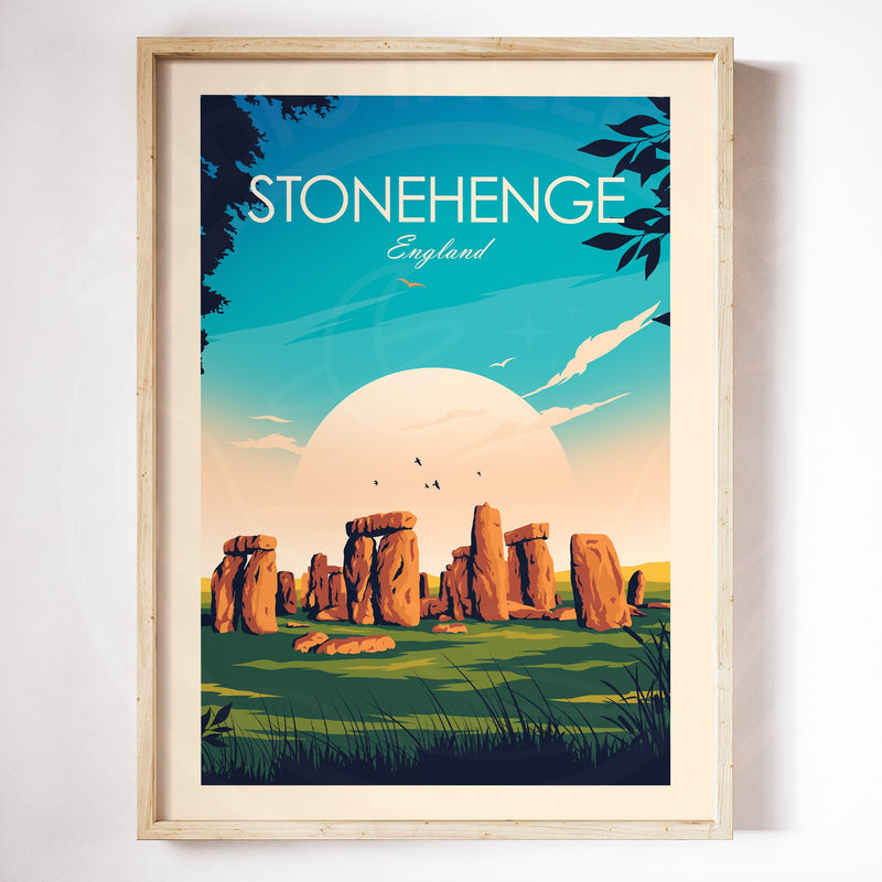 Stonehenge Traditional Style Print