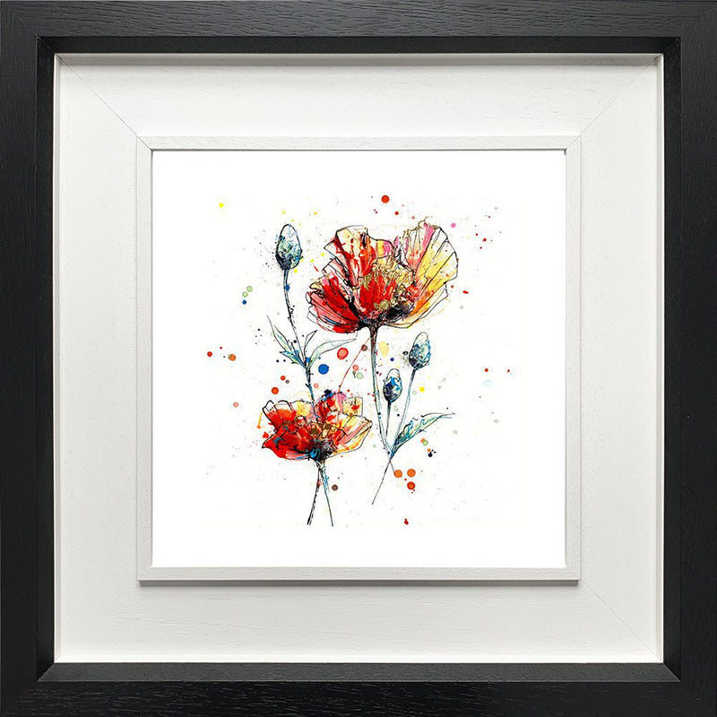 Sunburst - Poppy Print with Size and Framing Options