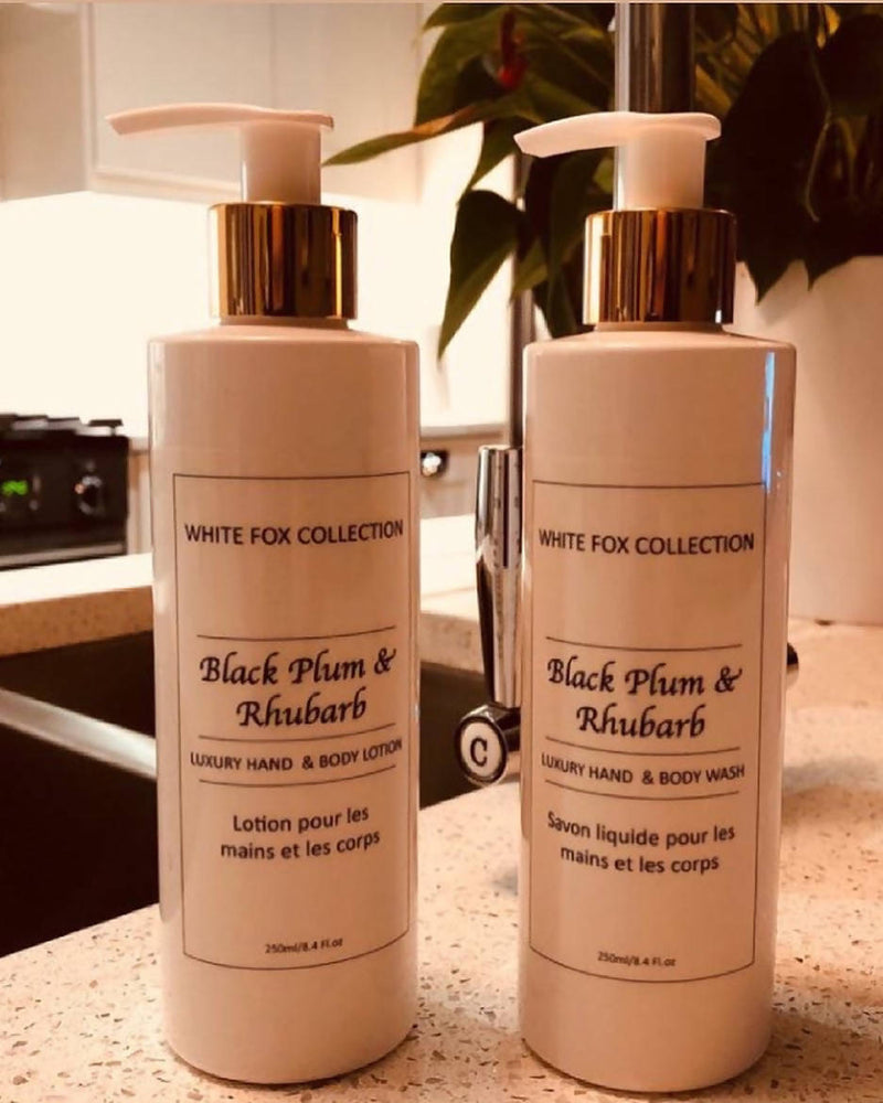 Black Plum & Rhubarb Luxury Hand & Body Cream 250ml