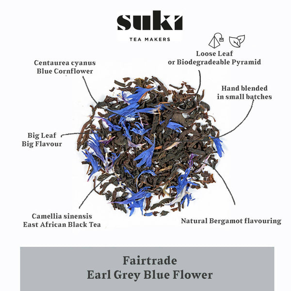 Fairtrade Earl Grey Blue Flower