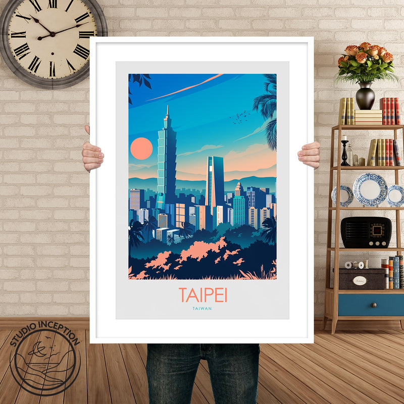 Taipei Minimalist Print