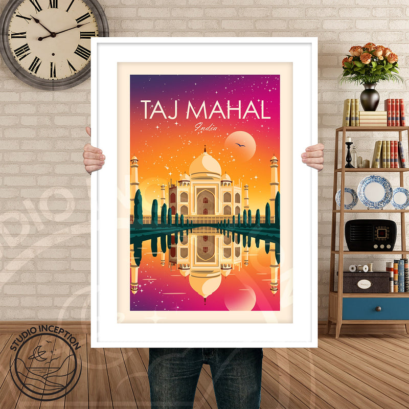 Taj Mahal Traditional Style Print
