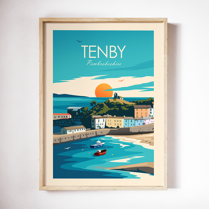 Tenby Traditional Style Print