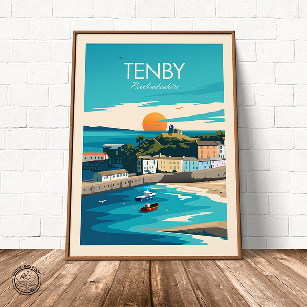 Tenby Traditional Style Print
