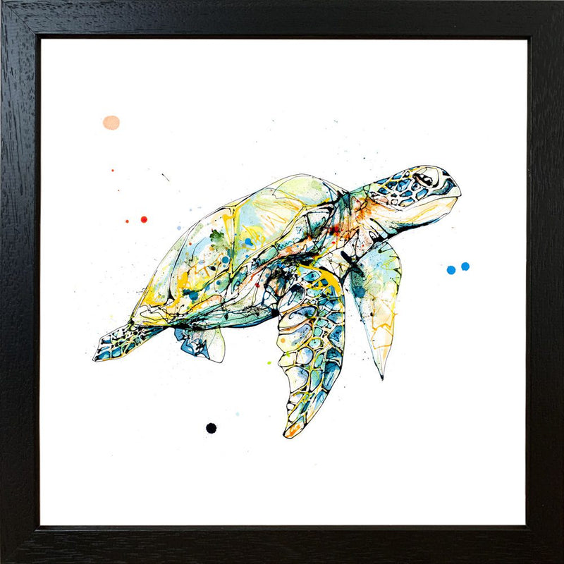 Tranquil - Sea Turtle Print, 30x30cm with Size and Presentation Options