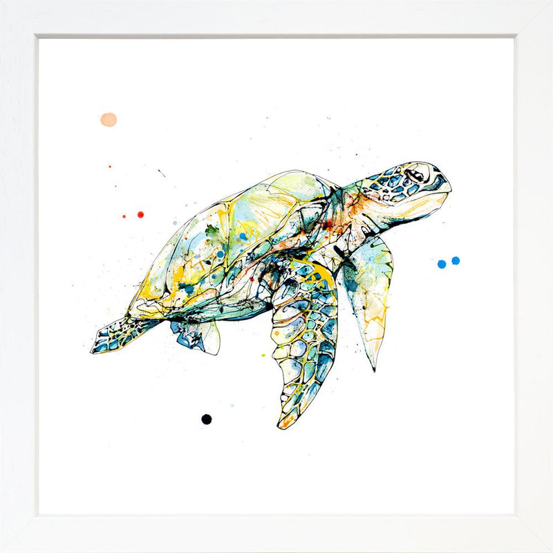 Tranquil - Sea Turtle Print, 30x30cm with Size and Presentation Options