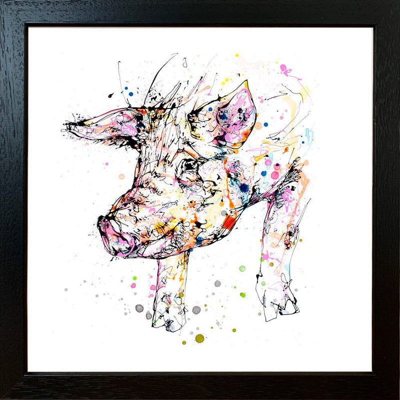 Truffles - Farmyard Pig Print with Size and Presentation Options