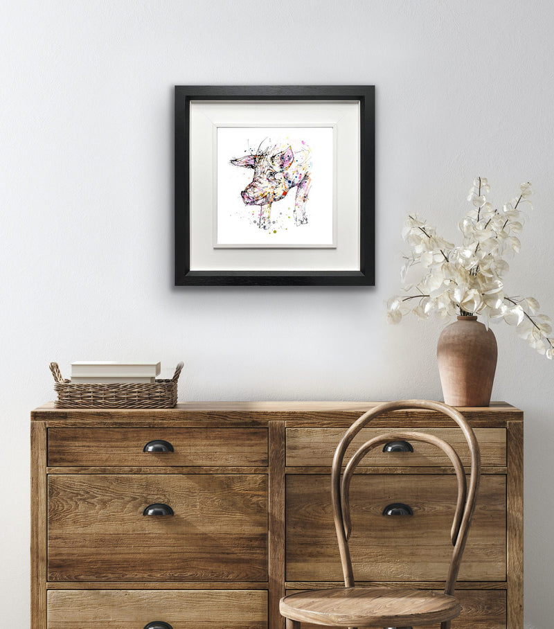 Truffles - Farmyard Pig Print with Size and Presentation Options