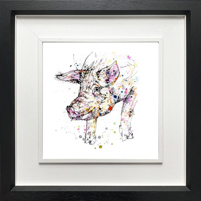 Truffles - Farmyard Pig Print with Size and Presentation Options