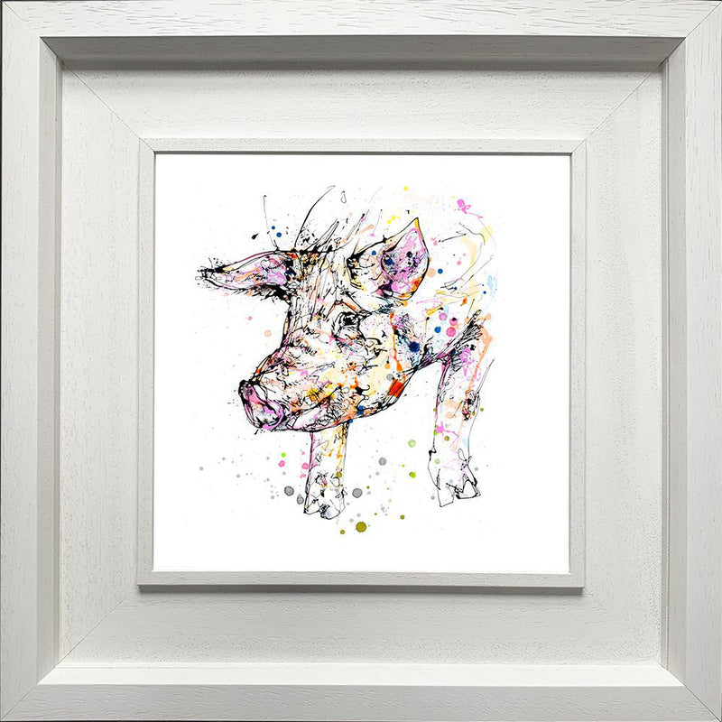 Truffles - Farmyard Pig Print with Size and Presentation Options