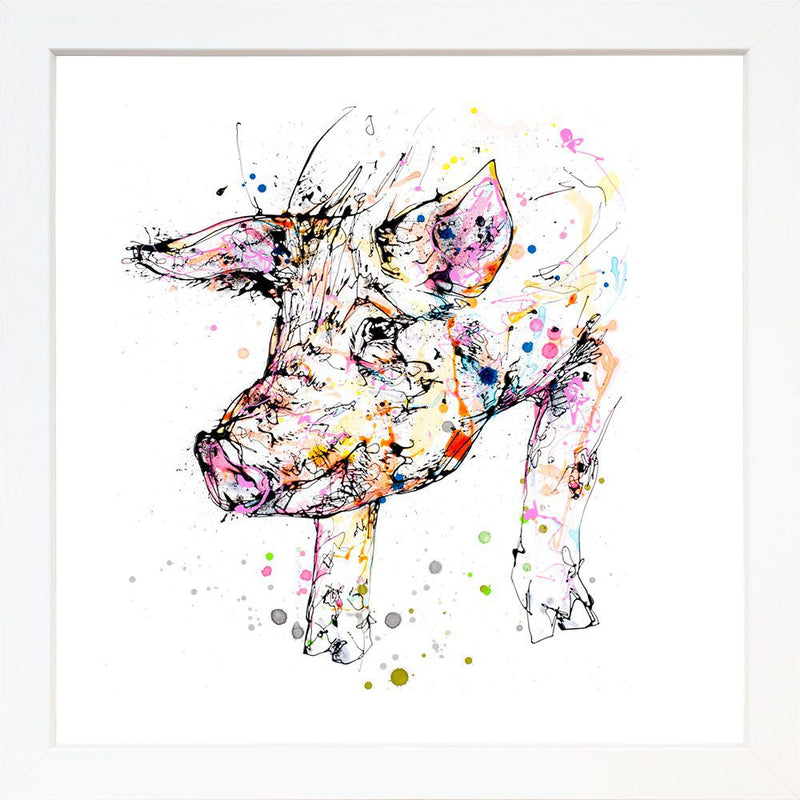 Truffles - Farmyard Pig Print with Size and Presentation Options