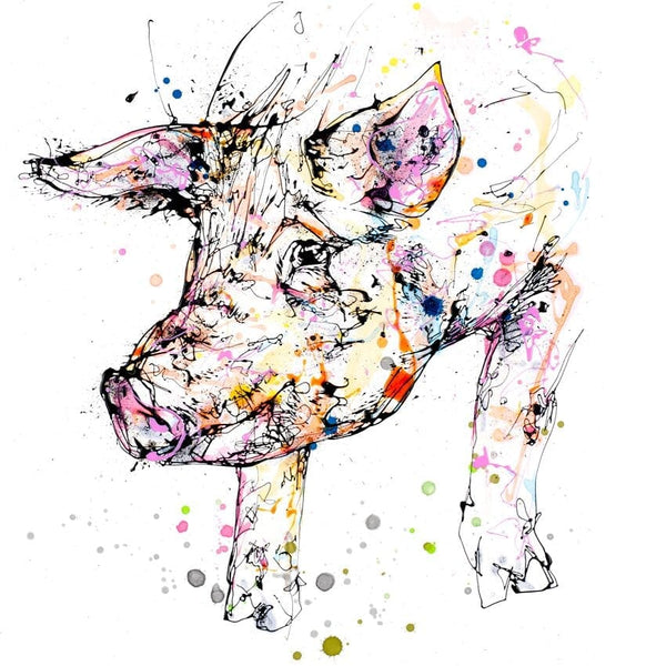 Truffles - Farmyard Pig Print with Size and Presentation Options