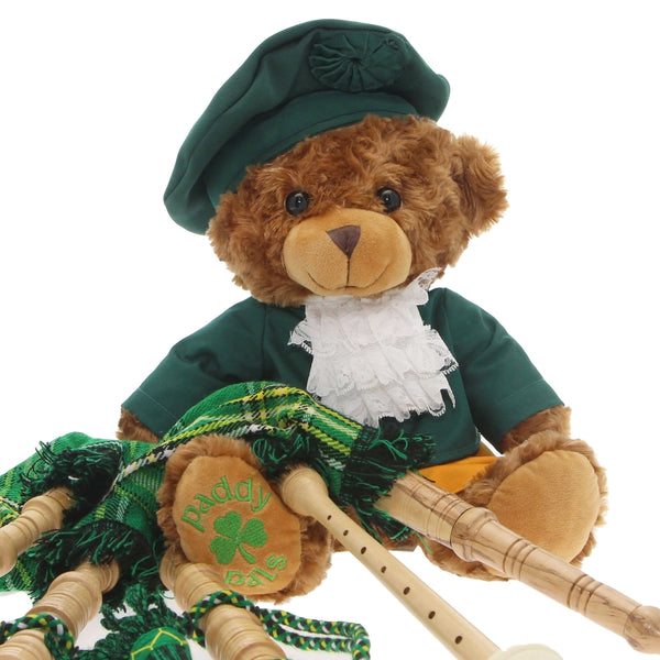 Logan - The Irish Piper - Charming Irish Dressed Teddy Bear (Large 38cm / 15 in.)