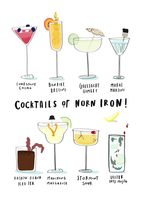 Cocktails of Norn Iron Print