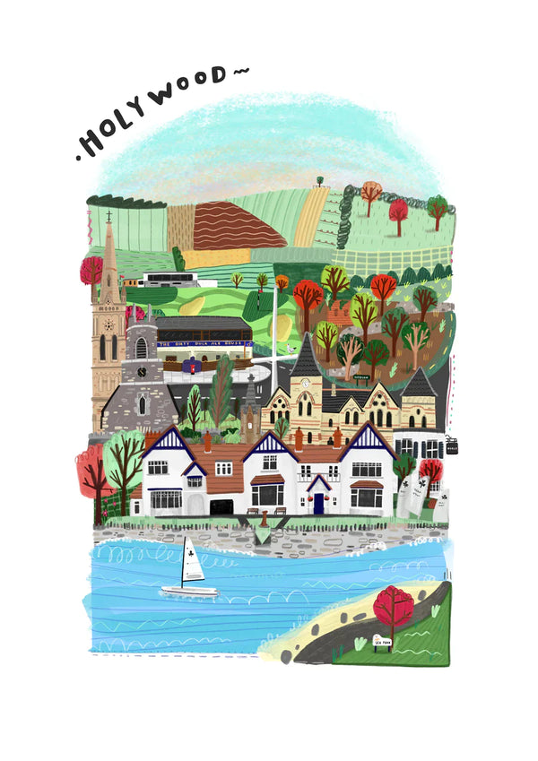 Holywood County Down A4 and A5 Print