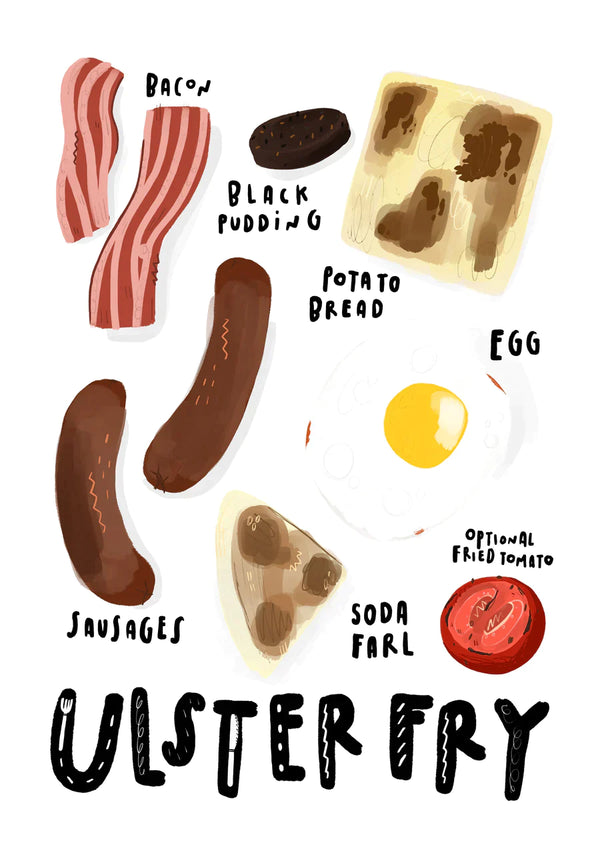 Ulster Fry A4 and A5 Print