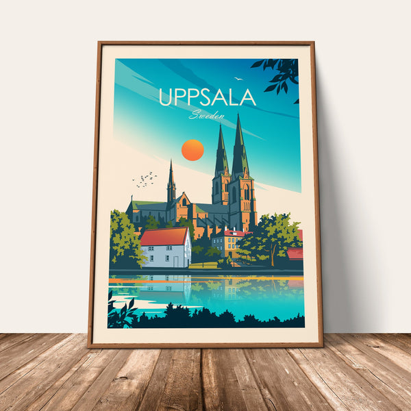 Uppsala Traditional Style Print