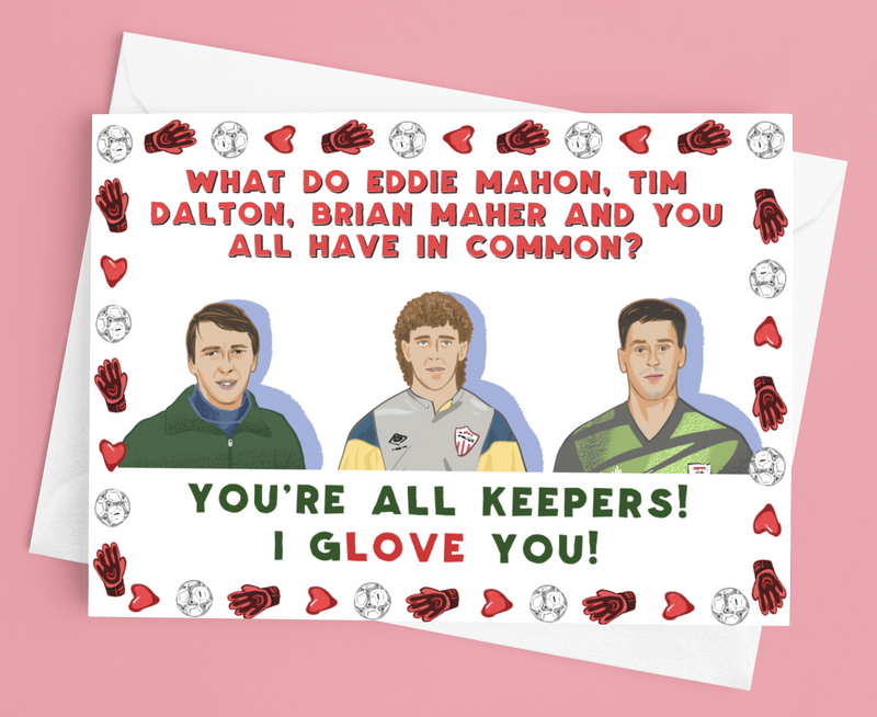 Derry City 'Keepers' Valentines Day Card