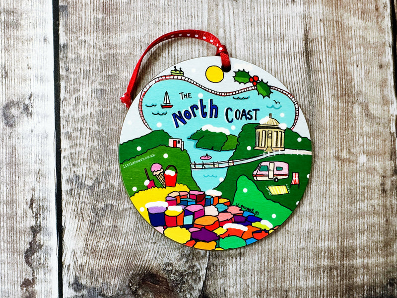 The North Coast Christmas Hanging Decoration by Julie Dougal