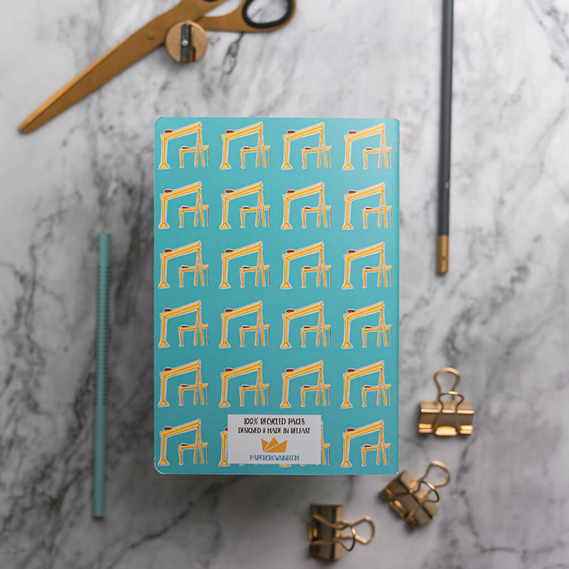 Harland & Wolff Pattern A5 Softcover Notebook