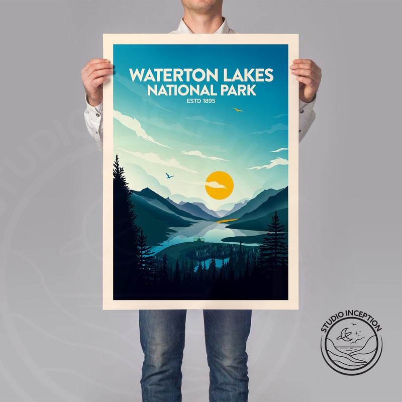 Waterton Lakes National Park Traditional Style Print