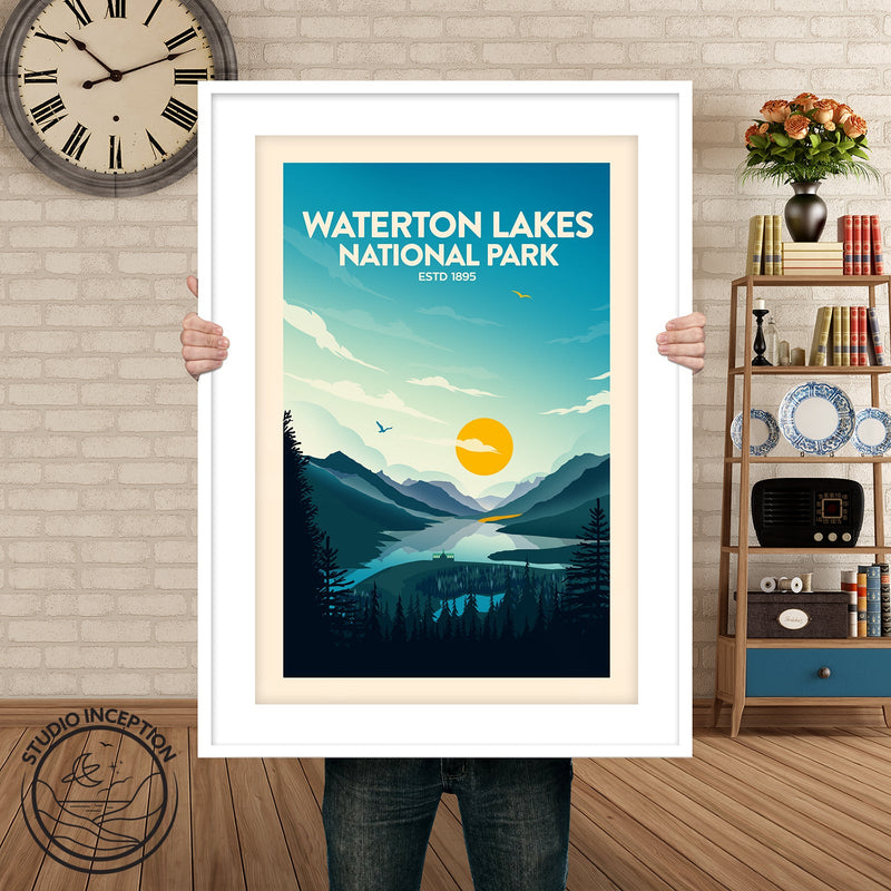 Waterton Lakes National Park Traditional Style Print