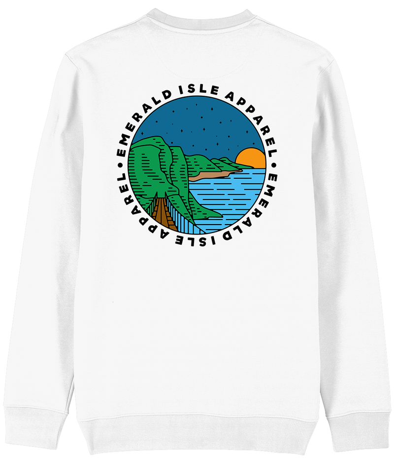 White Emerald Isle Apparel Sweatshirt