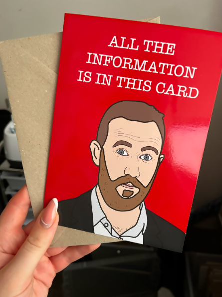 Taskmaster Birthday Card Alex Horne