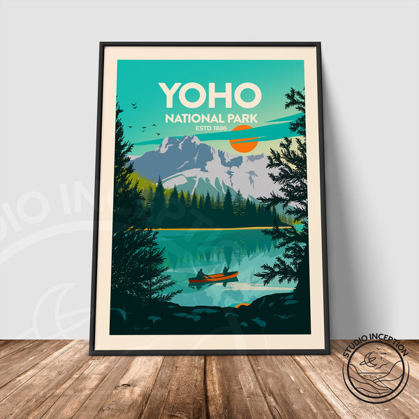 Yoho National Park Traditional Style Print