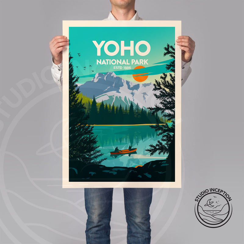 Yoho National Park Traditional Style Print