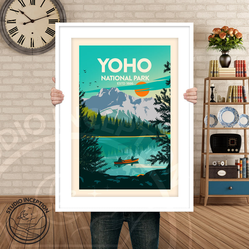 Yoho National Park Traditional Style Print