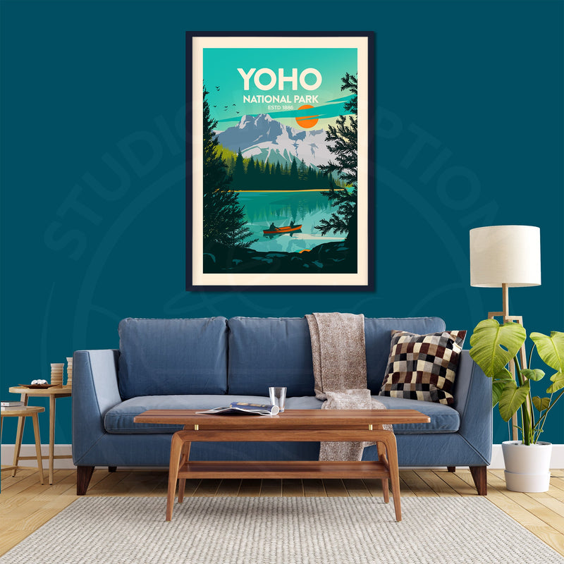 Yoho National Park Traditional Style Print