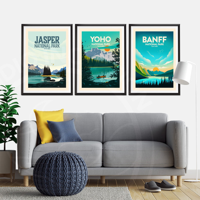 Yoho National Park Traditional Style Print