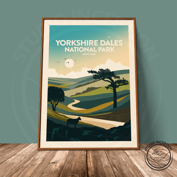Yorkshire Dales National Park Traditional Style Print