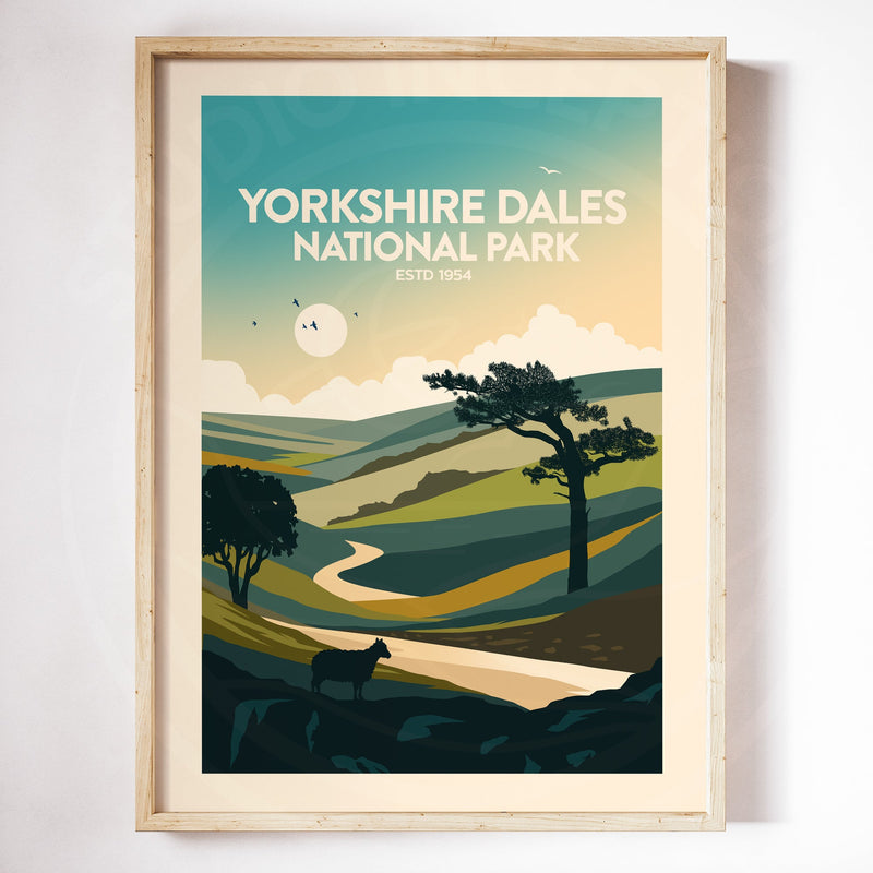 Yorkshire Dales National Park Traditional Style Print