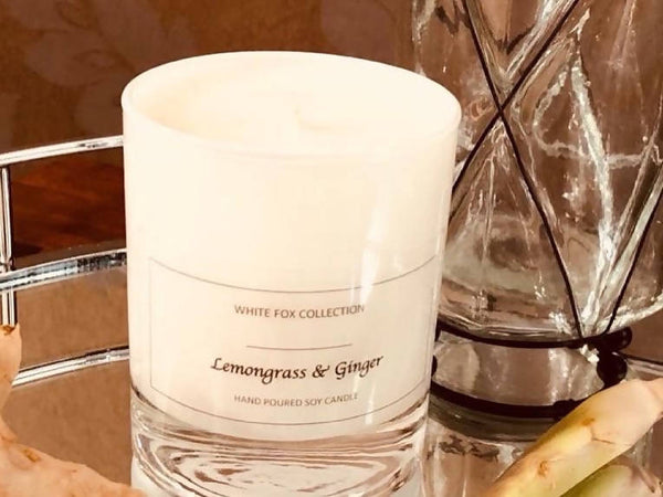 Lemongrass & Ginger Hand Poured Soy Candle